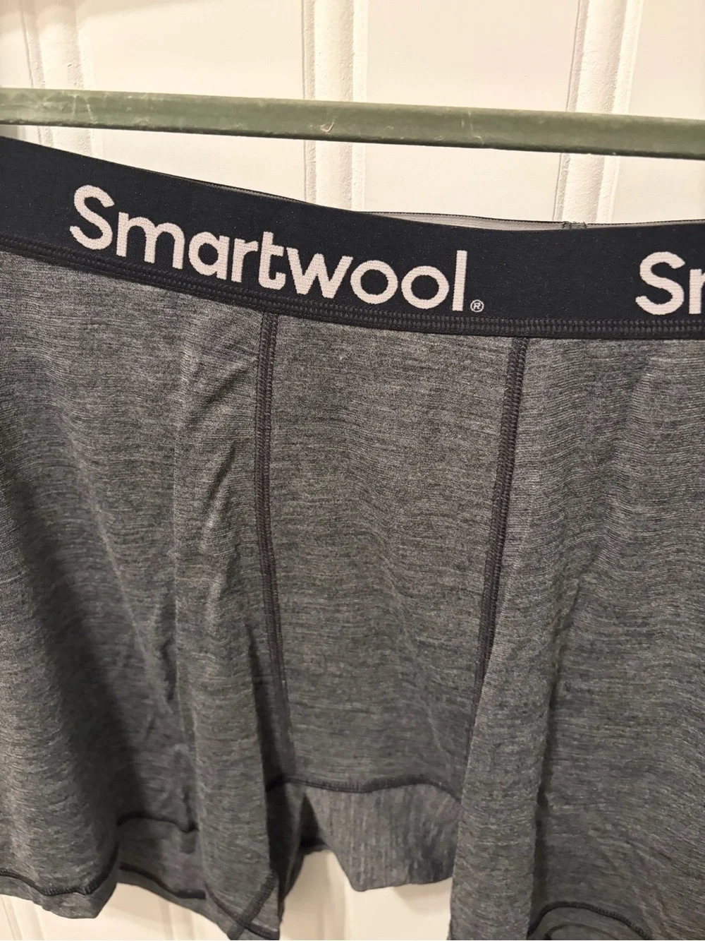 NWT Smartwool Men's Everyday Merino Boxer Briefs Gray Heather - Size 2XL XXL